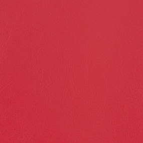 vidaXL Πολυθρόνα Μπάρελ με Υποπόδιο Κόκκινη από Συνθετικό Δέρμα