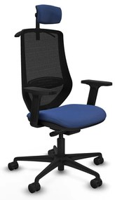Καρέκλα γραφείου με κεφαλάρι Mardos traslack bali Piqueras y Crespo D036N2H Ναυτικό Μπλε