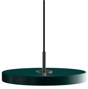 Φωτιστικό Οροφής Asteria Mini Black 2208C4175 Φ31x3.3cm Led 900lm 14W 3000k Forest Green Umage