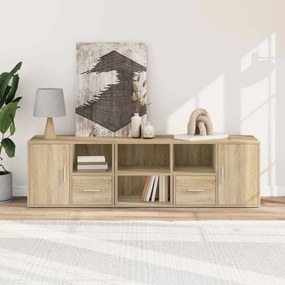 vidaXL Ντουλάπι Γωνιακό Sonoma Δρυς 160x40x45 εκ. Επεξεργασμένο Ξύλο
