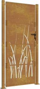 vidaXL Πύλη Κήπου 100 x 175 cm Ατσάλι με Επικάλυψη Πούδρας Κλειδώσιμο