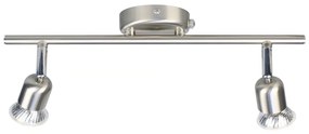 Φωτιστικό Οροφής - Spot Avenue 2-Rail 2113180132 GU10 10x38cm Brushed Steel Nordlux