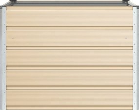 vidaXL Γλάστρα Ελεφαντόδοντο 100 x 100 x 75 εκ Ατσάλι