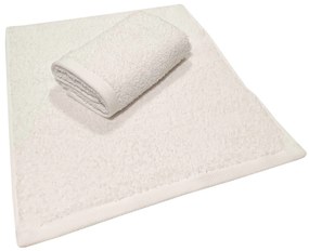 Πετσέτα Βαμβακερή Χειρός 30x50εκ. White Komvos Home 7001419-25