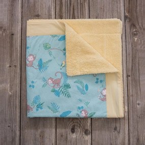 Πετσέτα Θαλάσσης Βρεφική Affe Green-Yellow Nima Θαλάσσης 75x75cm 100% Cotton