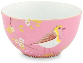 Μπωλ Πορσελάνινο 51003007 Floral Early Bird 15cm Pink Pip Studio Πορσελάνη