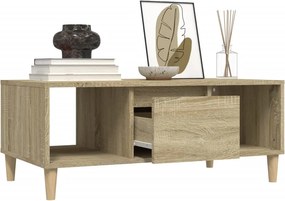 vidaXL Τραπεζάκι Σαλονιού Sonoma Δρυς 90x50x36,5 εκ. Επεξεργασμ. Ξύλο