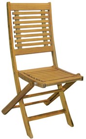 Καρέκλα Χαμηλής Πλάτης Balau Wood VIL-F 62,5x45x94 Natural