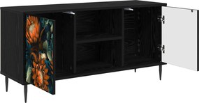 vidaXL Ντουλάπι TV LOCHEM 102 x 33 x 51 εκ Μαύρη Δρυς