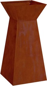 vidaXL Γλάστρα Πυλώνας Σκ rusty 35 x 35 x 73 εκ.