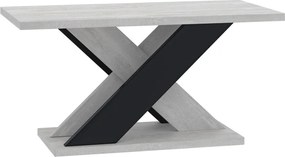 Τραπεζάκι Σαλονιού Xao-Γκρι - Μαύρο