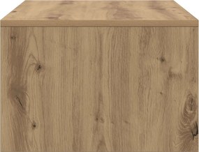 vidaXL Επιτοίχιο γραφείο Artisan Oak Επεξεργασμένο ξύλο