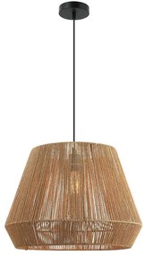 Φωτιστικό Οροφής 20237 1xE27 Max 40W Με Σχοινί Natural Rope, Metal