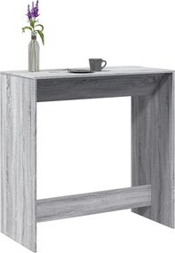 vidaXL Τραπέζι Μπαρ Γκρι Sonoma 102x50x103,5εκ. Επεξεργ. Ξύλο