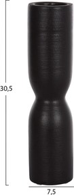 ΕΠΙΤΡΑΠΕΖΙΟ ΚΕΡΑΜΙΚΟ ΔΙΑΚΟΣΜΗΤΙΚΟ SCEPTER HM4615.02 ΜΑΥΡΟ ΜΑΤ Φ7,5x30,5Υεκ