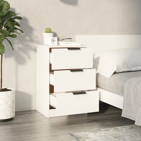 vidaXL Κομοδίνα 2 τεμ. Λευκά 40 x 36 x 65 εκ.
