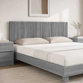 vidaXL Κεφαλάρι Τοίχου BREDA Γκρι Sonoma Επεξεργασμένο Ξύλο