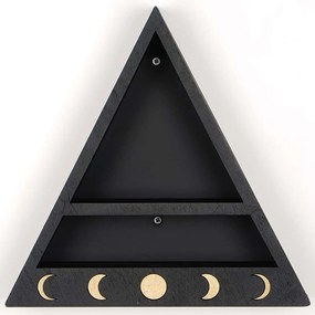 Ράφι Τοίχου 792EVL1931 30x6x30cm Black