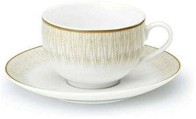 Φλυτζάνι Τσαγιού Με Πιατάκι Soleil 25.104.16 250ml Beige Cryspo Trio Porcelain