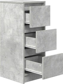 vidaXL Ντουλάπι Γκρι Σκυροδέματος 29,5x34x76 εκ. Επεξεργασμένο Ξύλο