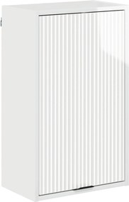 VidaXL Ντουλάπι Μπάνιου Υψηλής γυαλάδας λευκό 39 x 23,5 x 65 εκ.