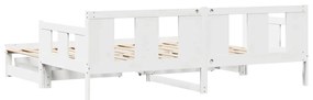 vidaXL Καναπές Κρεβάτι Συρόμενος Χωρίς Στρώμα 80x200 εκ. &amp; Συρτάρια