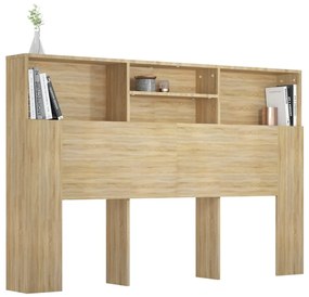 Κεφαλάρι Με Αποθηκευτικό Χώρο Sonoma Δρυς 160 x 19 x 103,5 εκ. - Καφέ