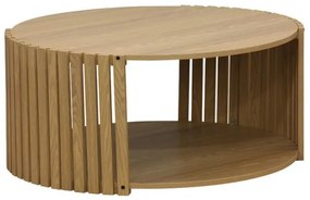 Τραπέζι Σαλονιού Heavenly MDF Φυσικό Φ83x38εκ 260-000012 Pakoworld-260-000012-Μπεζ 260-000012