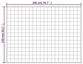 Κουβέρτα Βαρύτητας Ανοιχτό Κρεμ 150 x 200 εκ. 7 κ. Υφασμάτινη - Κρεμ