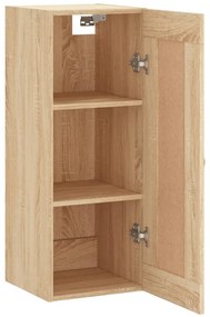 vidaXL Ντουλάπι Τοίχου Sonoma Δρυς 34,5 x 34 x 90 εκ. Επεξεργ. Ξύλο