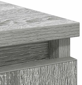 Συρταριέρα με Συρτάρια Γκρι Sonoma 71x35x84 εκ. από Επεξ. Ξύλο - Γκρι
