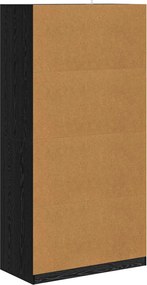 vidaXL Ντουλάπι Μαύρη δρυς 100 x 50 x 200 cm Επεξεργασμένο ξύλο