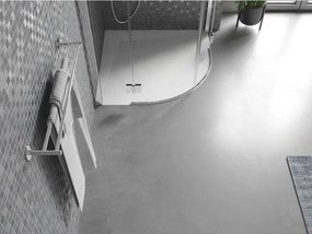 Mexen Bert ντουζιέρα ημικυκλική SMC 90 x 90 cm, λευκή - 4KR109090