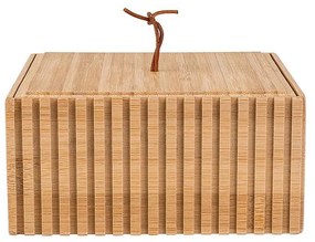 Κουτί Αποθήκευσης Και Οργάνωσης Μπάνιου Essentials Bamboo 15x15x7cm Estia 02-13103