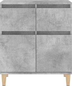 vidaXL Ντουλάπι Γκρι Σκυροδέματος 60x35x70 εκ. Επεξεργασμένο Ξύλο