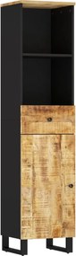 vidaXL Ντουλάπι Μπάνιου 38 x 33 x 160 εκ. από Μασίφ Ξύλο Μάνγκο