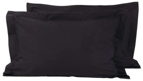 Μαξιλαροθήκες Σετ 2τμχ 1015 Black Das Home 50Χ70 50x70cm 100% Cotton
