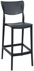 Σκαμπό Μπαρ Bellini 824-225-031 44x53x112cm Black