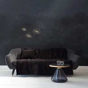 Ριχτάρι Velvety Black Nima Πολυθρόνα 180x180cm Chenille-Acrylic