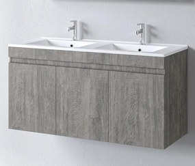 Πάγκος μπάνιου με Νιπτήρα OMEGA 120 με 2 γούρνες Berlin 120x46x60 εκ. 120x46x60 εκ.