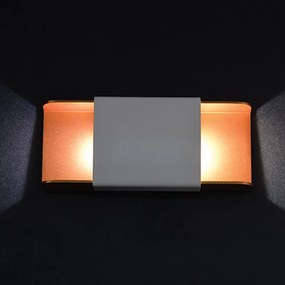 Μοντέρνα απλίκα Led 12W 1080Lm 3000K θερμό φως με δύο δυνατότητες τοποθέτησης