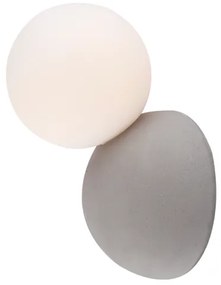 Απλίκα Φωτιστικό Τοίχου IP20 G9 Γκρι Venus MK421W19G ACA-MK421W19G-Γκρι MK421W19G