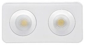 Σποτ Led X00270W 2x8W 3CCT 1280Lm 11,7x22,6x5,5cm White Inlight Rectangle