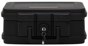 vidaXL Χρηματοκιβώτιο Μαύρο 38 x 32,5 x 16,5 εκ.