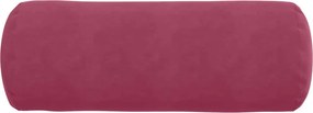 vidaXL Μαξιλάρια Στήριγμα 2 pcs Κόκκινο Ø 25 x 70 cm