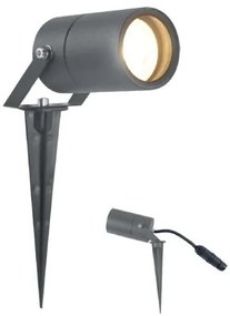 Επιδαπέδιο Φωτιστικό Κήπου Ανθρακί Spiky1 Bot Lighting-SPIKY1-Ανθρακί SPIKY1