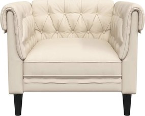 vidaXL Πολυθρόνα Chesterfield Λινό