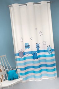 Koυρτίνα Soft-Touch Monsters Blue με Τρουκς 160x240εκ. Saint Clair