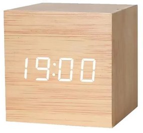 Ψηφιακό ρολόι - Ξυπνητήρι - ET008 - 909474 - Beige-909474_be