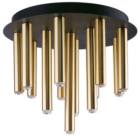 Φωτιστικό Οροφής - Πλαφονιέρα Stalactite XIII 9054 Black-Brass Nowodvorski Metal